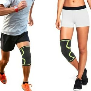⬇️ Green Knee Compression Support Sleeve Small